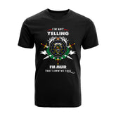 Muir Tartan Crest T-shirt - I'm not yelling style