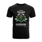 Newlands Tartan Crest T-shirt - I'm not yelling style