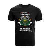 Pringle Tartan Crest T-shirt - I'm not yelling style