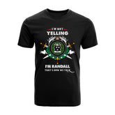 Randall Tartan Crest T-shirt - I'm not yelling style