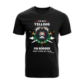 Rodger Tartan Crest T-shirt - I'm not yelling style