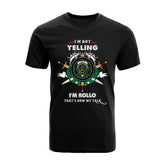 Rollo Tartan Crest T-shirt - I'm not yelling style