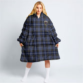 Clark Modern Tartan Hoodie Blanket