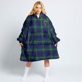 Hamilton Hunting Modern Tartan Hoodie Blanket