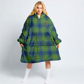Johnstone Ancient Tartan Hoodie Blanket