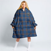 MacLaine of Loch Buie Hunting Ancient Tartan Hoodie Blanket