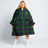 Stewart Old Modern Tartan Hoodie Blanket