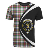 Stewart Dress Modern Tartan Crest T-shirt - Circle Style