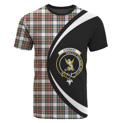 Stewart Dress Modern Tartan Crest T-shirt - Circle Style