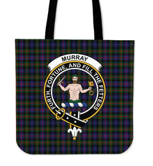Murray of Atholl Modern Tartan Crest Tote Bag