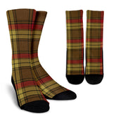 MacMillan Old Weathered Tartan Crew Socks