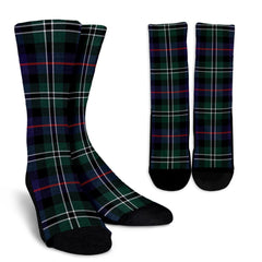 Rose Hunting Modern Tartan Crew Socks