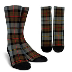 MacLeod of Harris Weathered Tartan Crew Socks