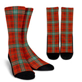 Morrison Red Ancient Tartan Crew Socks