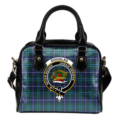 Douglas Modern Tartan Crest Shoulder Handbags