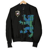 Lockhart Tartan Bomber Jacket Lion & Thistle