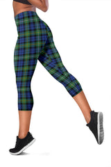 Campbell Argyll Family Tartan Capris Leggings