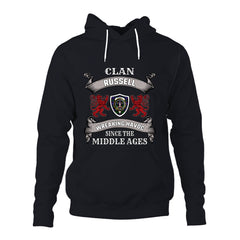 Russell Family Tartan - 2D Unisex Hoodie