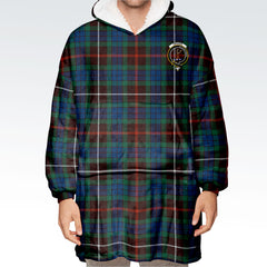 Fraser (of Lovat) Hunting Ancient Tartan Hoodie Blanket
