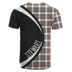 Stewart Dress Modern Tartan Crest T-shirt - Circle Style