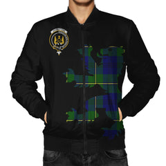 Johnstone Tartan Bomber Jacket Lion & Thistle