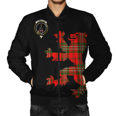 Langlands Tartan Bomber Jacket Lion & Thistle
