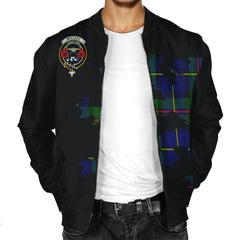 MacLeod Tartan Bomber Jacket Lion & Thistle