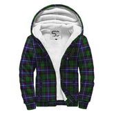 Russell Modern Tartan Crest Sherpa Hoodie