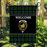 Campbell of Breadalbane Tartan Crest Black Garden Flag