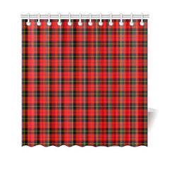 Wallace Hunting - Red Tartan Shower Curtain
