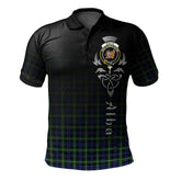 Baillie Modern Tartan Polo Shirt - Alba Celtic Style