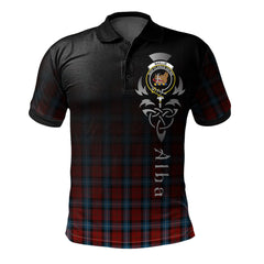 Baillie of Polkemmet Red Tartan Polo Shirt - Alba Celtic Style