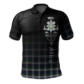 Blackwatch Dress (Asymmetrical) Tartan Polo Shirt - Alba Celtic Style