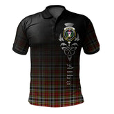 Buchanan Old Dress Tartan Polo Shirt - Alba Celtic Style