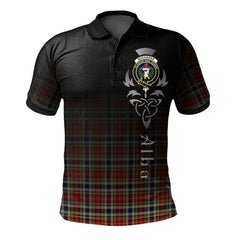 Buchanan Old Dress Tartan Polo Shirt - Alba Celtic Style