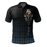 Cockburn Modern Tartan Polo Shirt - Alba Celtic Style