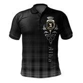 Stewart Mourning 02 Tartan Polo Shirt - Alba Celtic Style