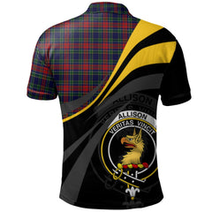 Allison (1882) Tartan Polo Shirt - Royal Coat Of Arms Style