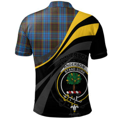 Anderson Coulson Bonner 02 Tartan Polo Shirt - Royal Coat Of Arms Style