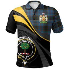 Anderson MacGregor Hastie 02 Tartan Polo Shirt - Royal Coat Of Arms Style