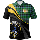 Arbuthnot Ancient Tartan Polo Shirt - Royal Coat Of Arms Style