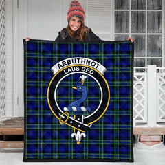 Arbuthnot Modern Tartan Crest Quilt