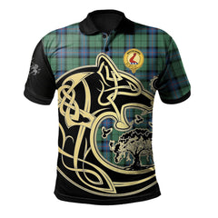 Armstrong Ancient Tartan Polo Shirt Viking Wolf