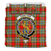 Chattan Family Tartan Crest Bedding Set