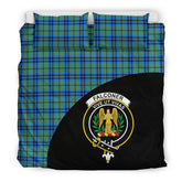 Falconer Family Tartan Crest Wave Style Bedding Set