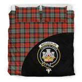 MacLachlan Weathered Family Tartan Crest Wave Style Bedding Set
