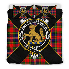 MacPherson Tartan Crest Bedding Set - Luxury Style