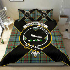 Walkinshaw Tartan Crest Bedding Set - Luxury Style