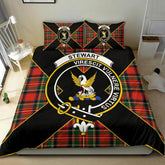 Stewart (High Stewards) Tartan Crest Bedding Set - Luxury Style