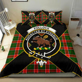 Pollock Tartan Crest Bedding Set - Luxury Style
